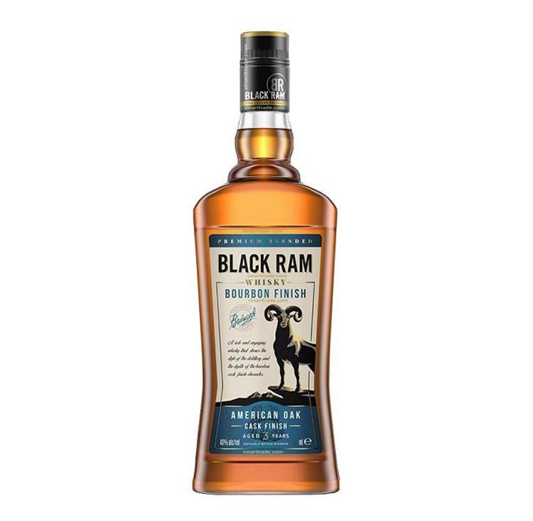 blackramsin_kmarket Black Ram Син Етикет Уиски - Image 1