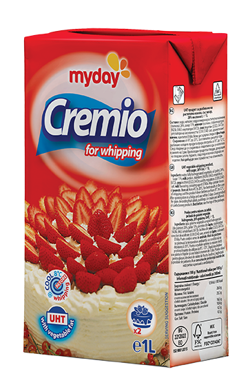 cremiogotvarska1_kmarket Myday Cremio Сметана 1л. - Image 1