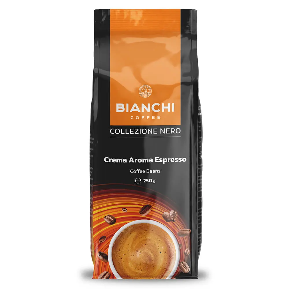 bianchinerocremaaromaespresso_kmarket Bianchi Nero Crema Aroma Espresso Кафе 1кг. - Image 1