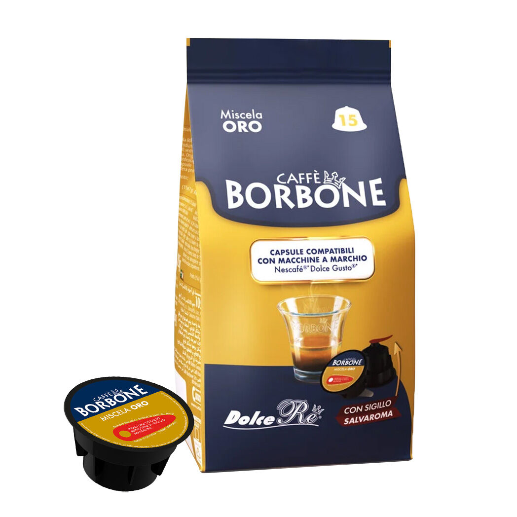 doncarlomiscelaoro_kmarket Caffè Borbone Don Carlo Miscela Oro Кафе Капсули 15бр. - Image 1