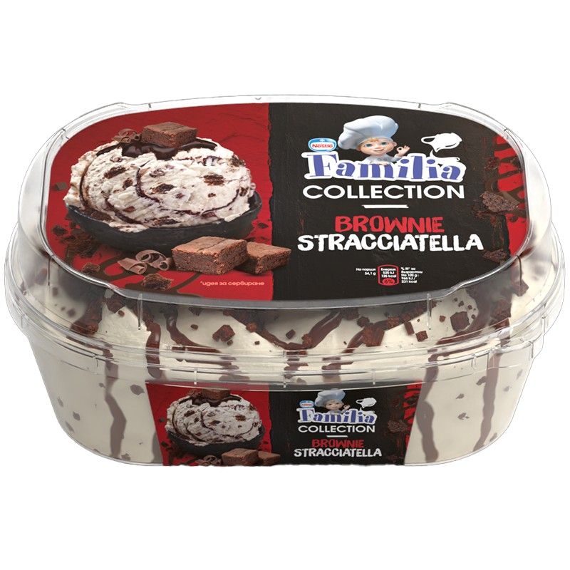 xr:d:DAFw7llAfUY:452,j:1766956318442554599,t:24022108 Сладолед Familia Collection Брауни Страчетела Кутия - Image 1