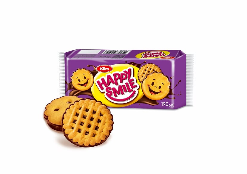happysmilebiskvit_kmarket Happy Smile Бисквити 190гр. - Image 1