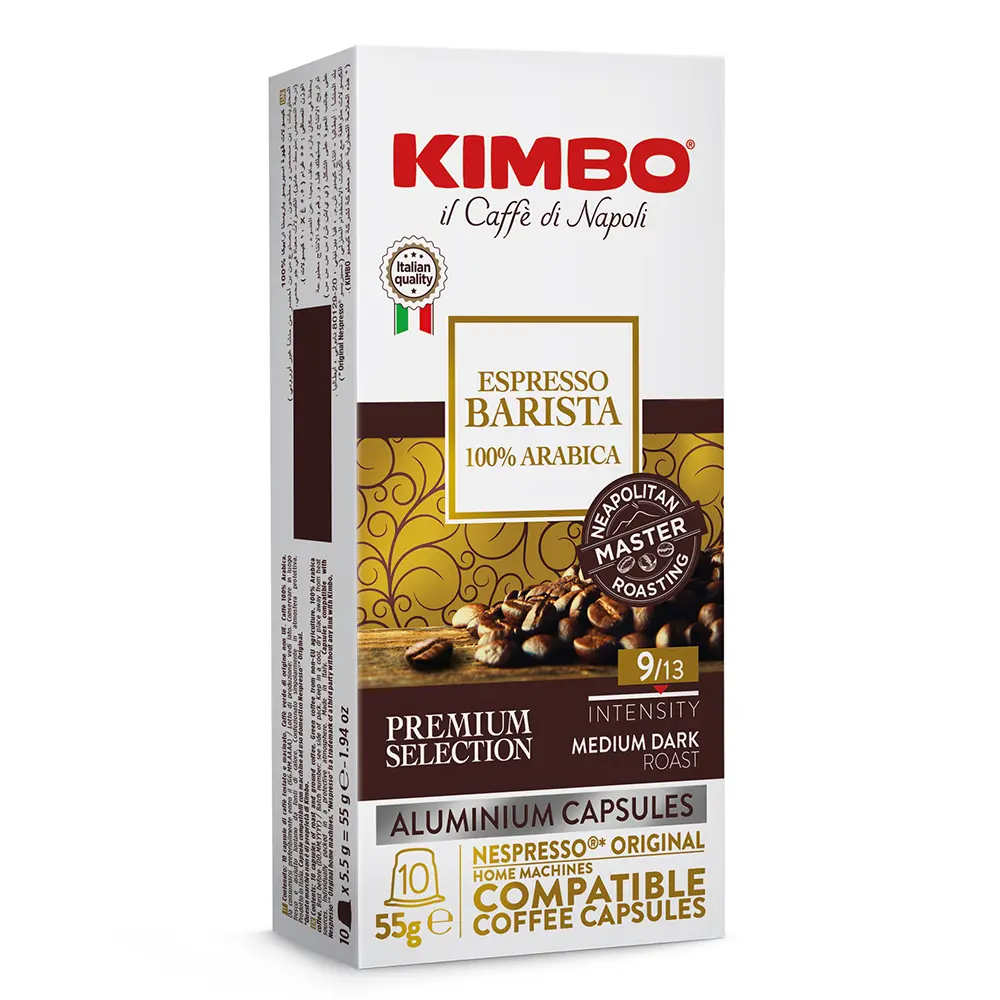 kimboespressobarista_kmarket Kimbo Espresso Barista Nespresso Кафе Капсули 10бр. - Image 1