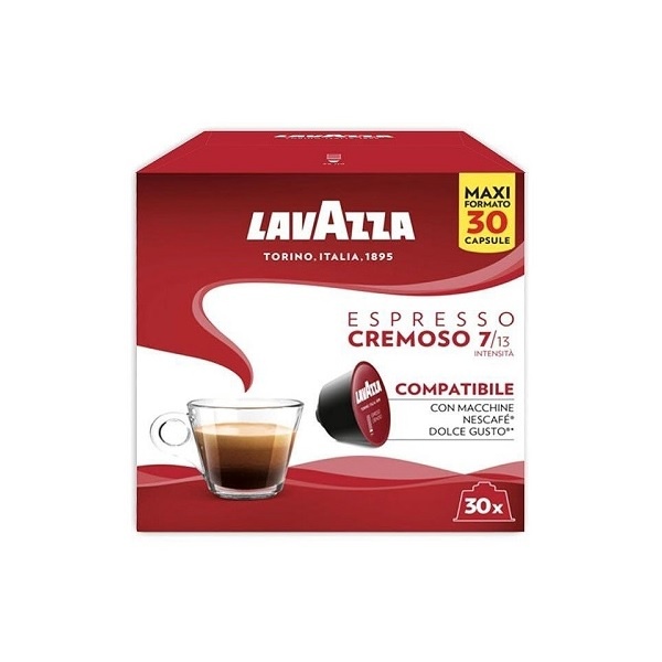 lavazzaespressocremoso30cap_kmarket Lavazza Espresso Cremoso Кафе Капсули 16бр. - Image 1
