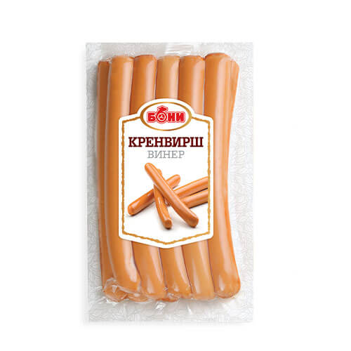 винер-400гр.-вак.-Бони-на-бр.-3 Бони кренвирш винер 400гр. - Image 1